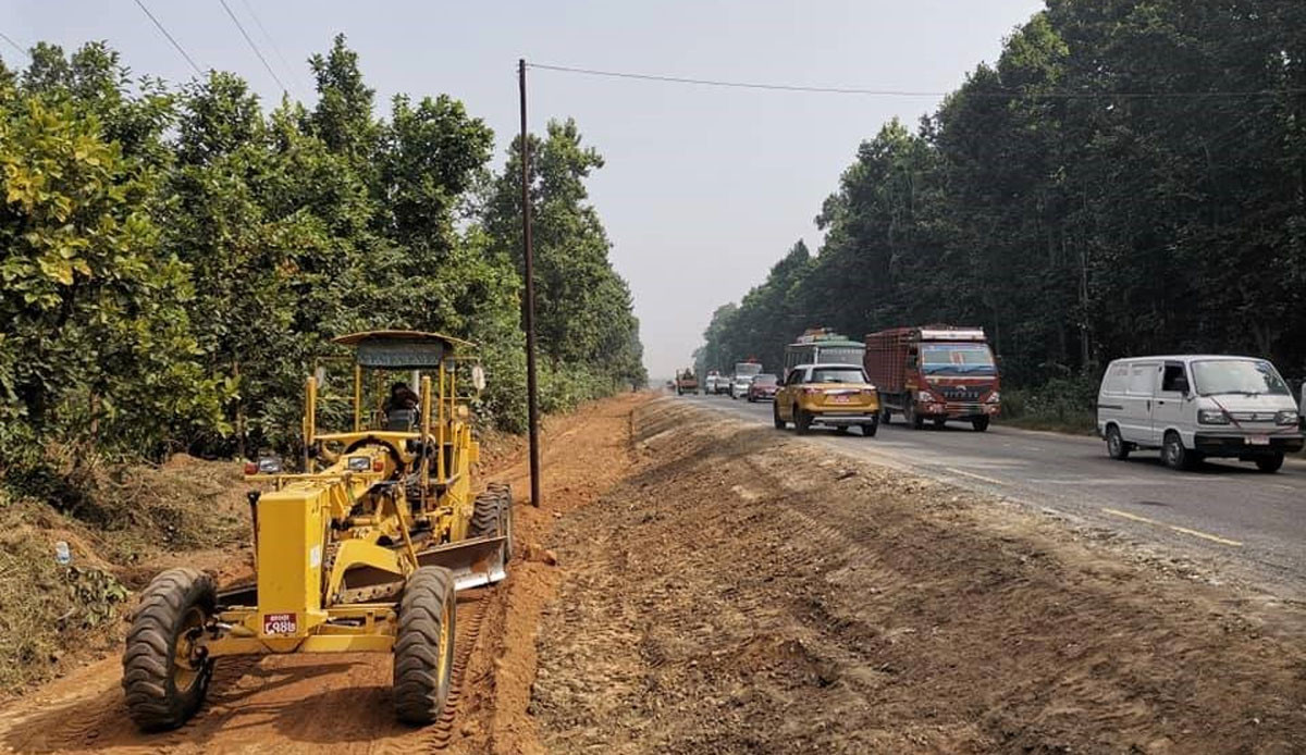 नारायणगढ–बुटवल सडक : दोस्रो पटक थपिएको म्याद पनि सकिदै, निर्माण आधा मात्रै सकियो