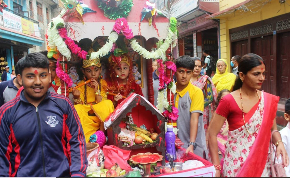 मिथिलामा श्रीकृष्ण जन्माष्टमीको उल्लास, यस्तो छ मान्यता