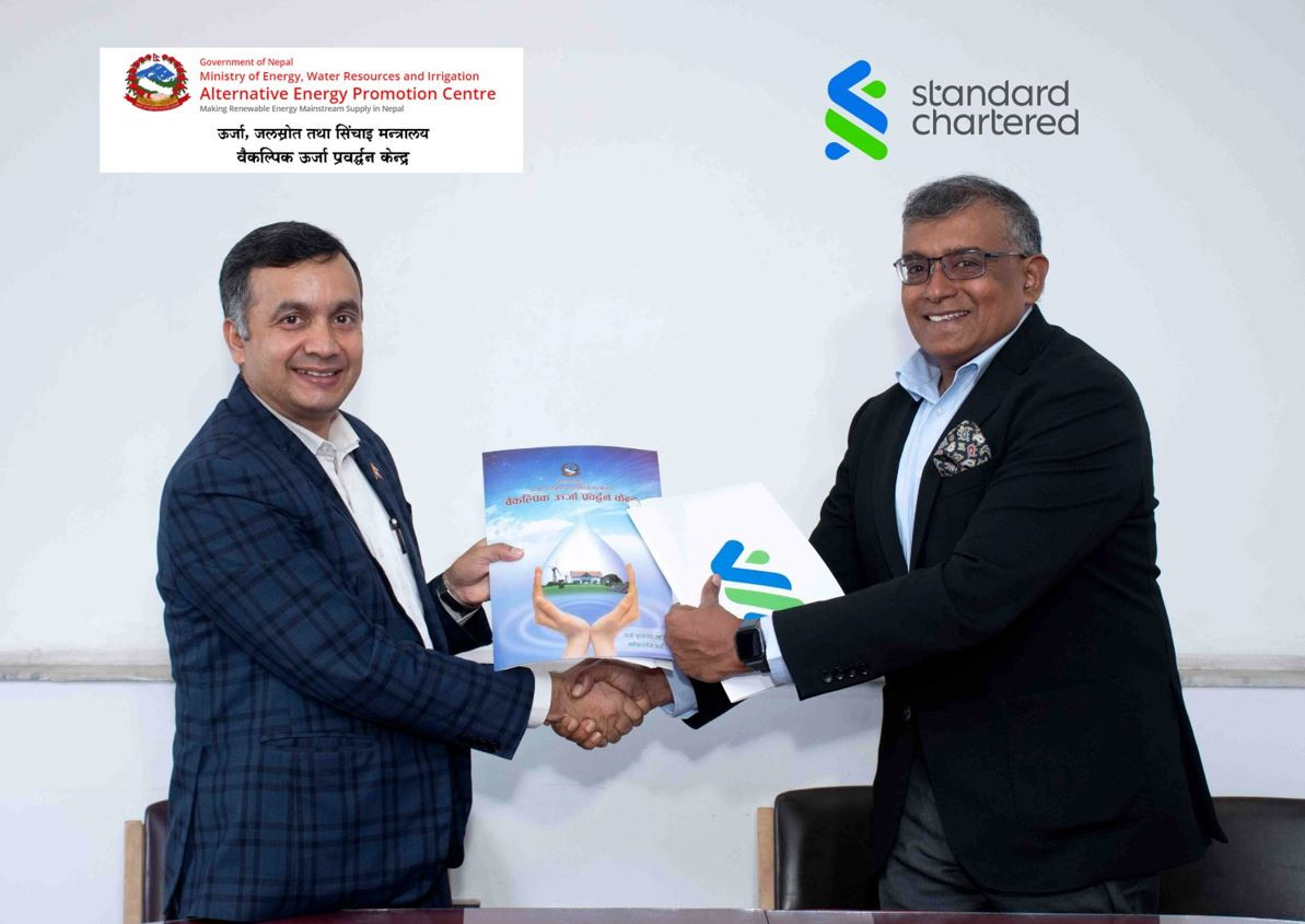 Standard Chartered Bank joins hands with AEPC / CREF