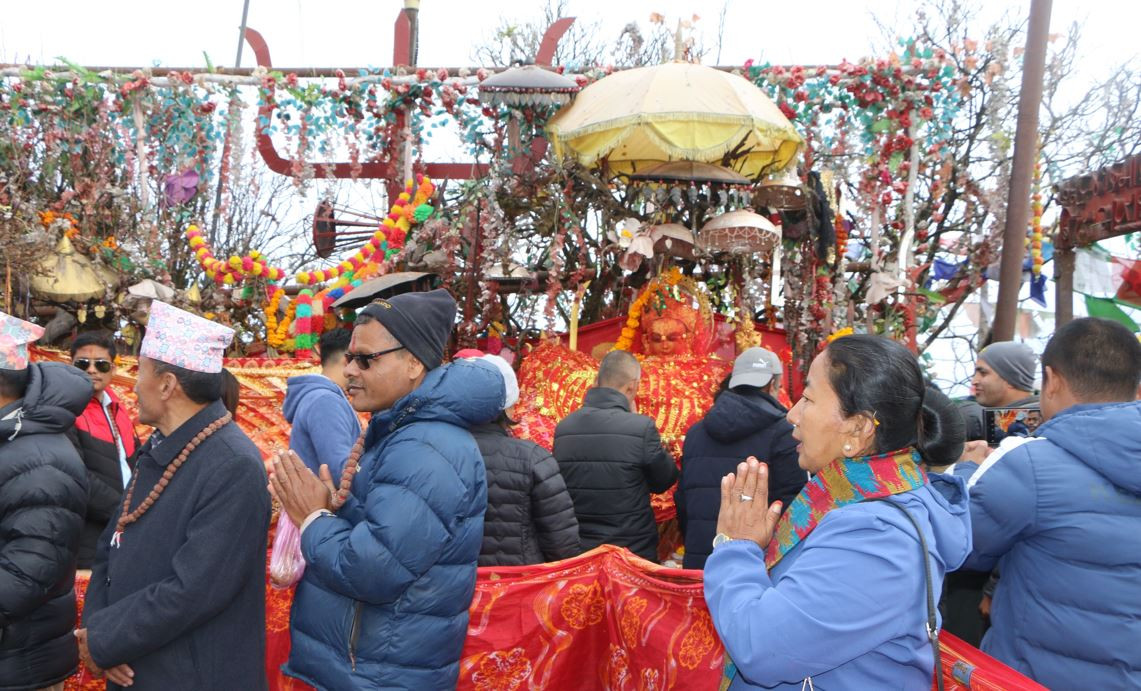 पाथीभरामा सात वर्षमा १३ लाखभन्दा बढी दर्शनार्थीले गरे पूजापाठ