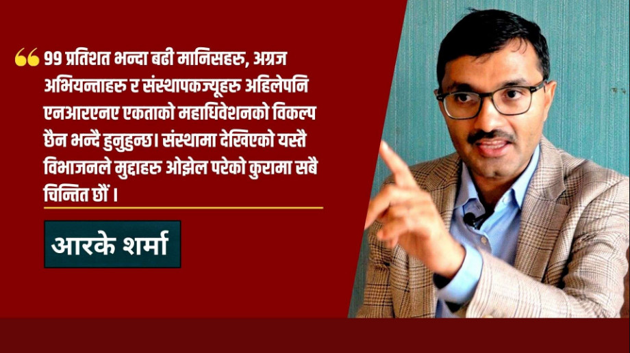 ‘एनआरएनएलाई सरकारले आवश्यकभन्दा बढि महत्त्व दिइरहेको छ’